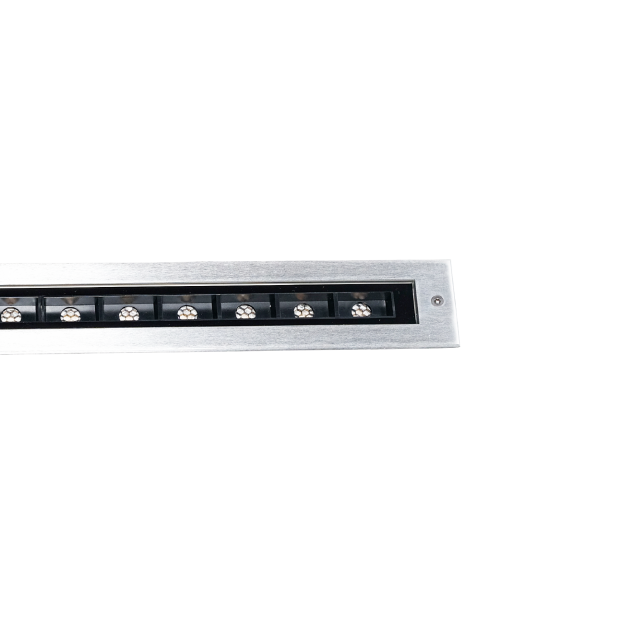 Architectural Outdoor Lighting symmetrical linear inground LED light Kapelux 02RQBB1256P