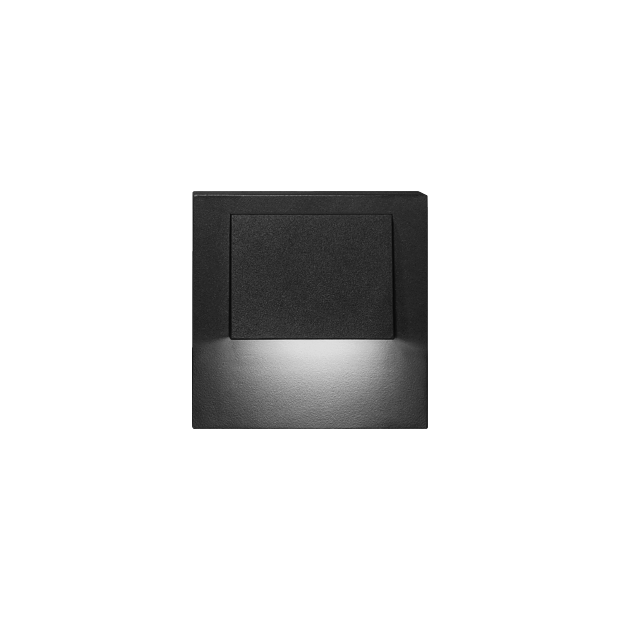Kapelux 01CXD0934 recessed wall light installed in landscape exterior