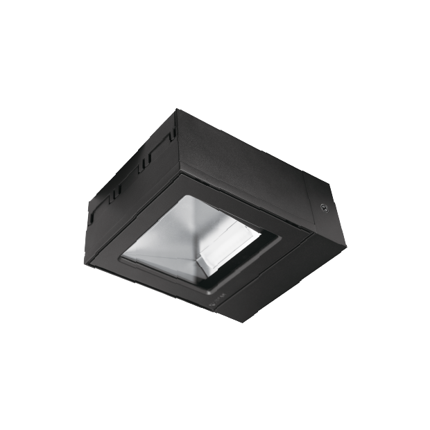 Architectural outdoor asymmetrical wall washer light for façade illumination