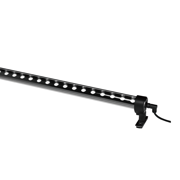Kapelux underwater spotlight 05QDB2435 installed in architectural fountain lighting