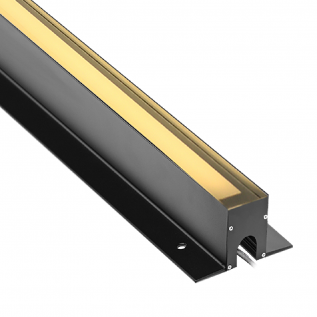 Architectural Outdoor Lighting trimless inground wall washer Kapelux 02HCD10832 for façade and landscape illumination