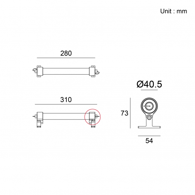 Kapelux underwater spotlight 05QDB0635 installed in pool architectural outdoor lighting