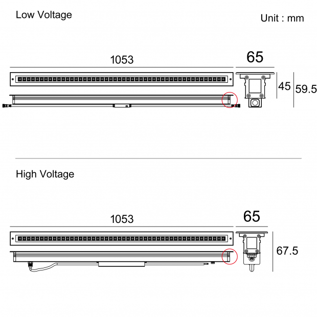 Kapelux anti glare soft beam inground light with 316L stainless steel trim for architectural outdoor lighting