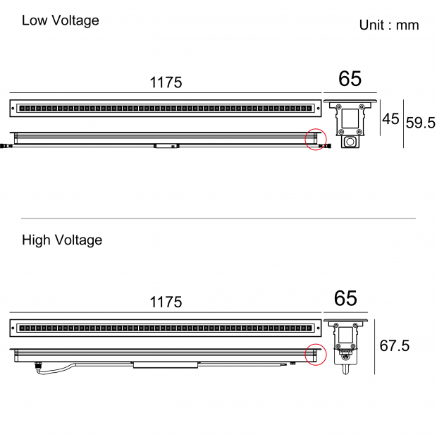 Anti glare 316L stainless steel trim linear inground light for architectural outdoor lighting