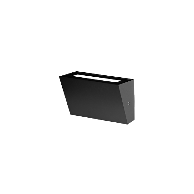 Surface mounting soft beam LED wall washer for architectural outdoor lighting