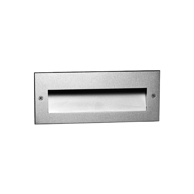 Kapelux SS Thin Recessed Wall Light model 01DQD2432 Stainless Steel LED Outdoor Fixture