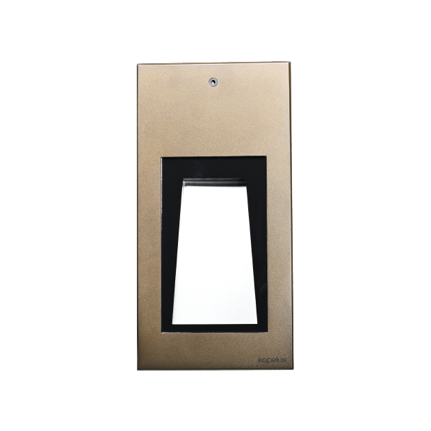 Kapelux SS Thin Recessed Wall Light – Architectural Stainless Steel LED Outdoor Lighting