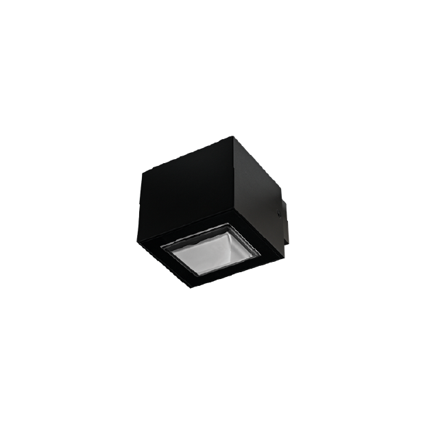 Surface mounted soft beam wall washer for architectural outdoor lighting façade illumination