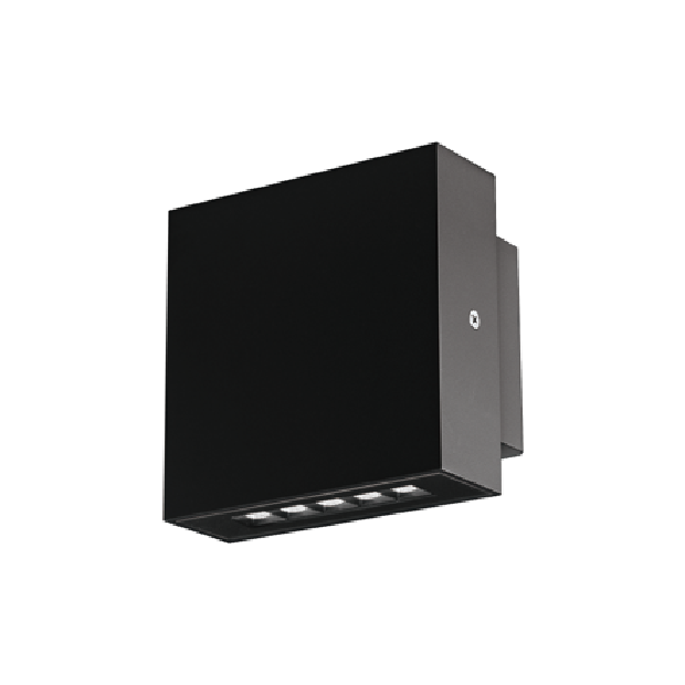 Surface mounted strong beam wall washer architectural outdoor lighting fixture