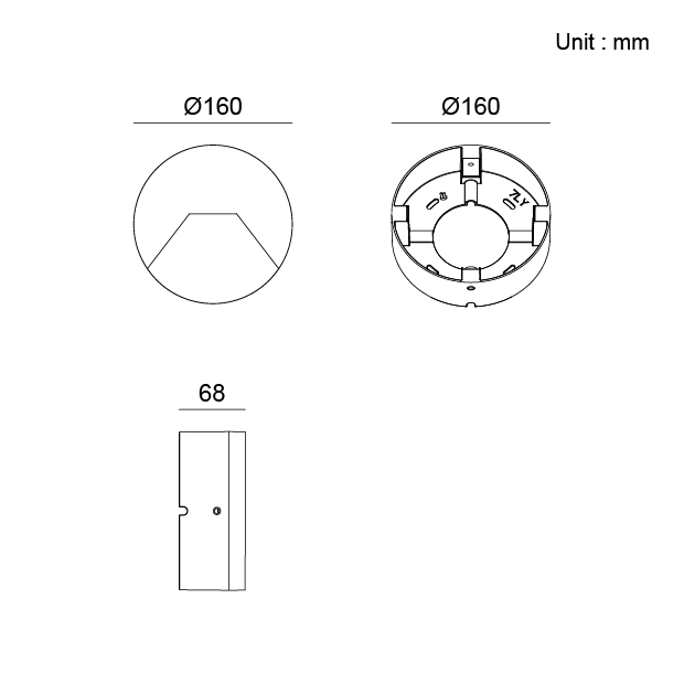 Kapelux Surface Mount Architectural Outdoor Wall Light 07LYD1234 installed on modern exterior wall