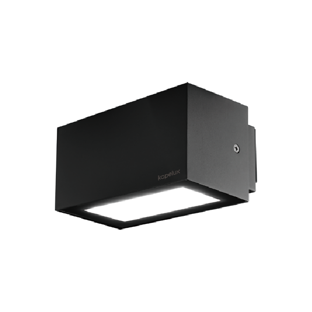 Surface mounting architectural outdoor wall light soft beam Kapelux 07EBE2ED3256 façade lighting