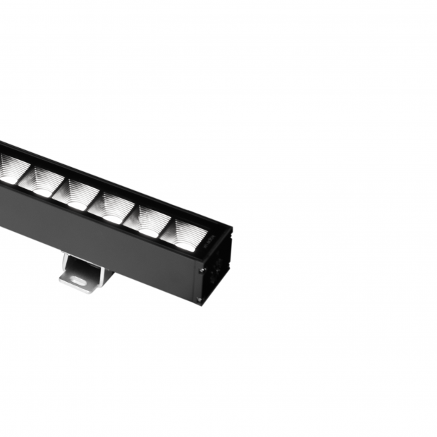 Kapelux 06TLB1857 LED Wall Washer Architectural Lighting Kapelux Linear Wall Washer 06TLB1857 Surface Illumination LED Wall Wash Fixture 06TLB1857 on Architectural Facade Kapelux Wall Washer 06TLB1857 Landscape and Interior Use