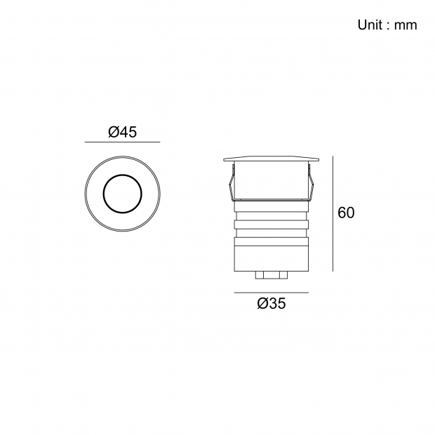 High-quality outdoor inground lighting fixture 02YTRB0157B for architectural landscape design