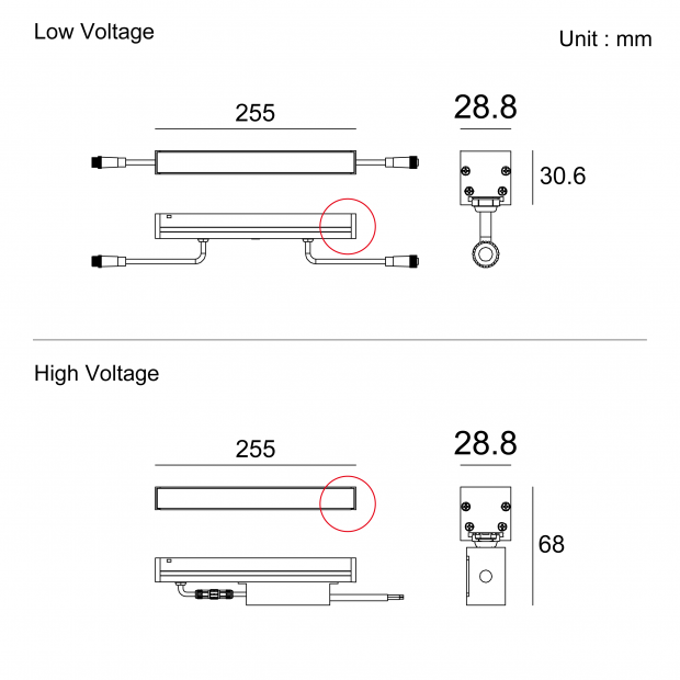 Architectural Outdoor Lighting Trimless Inground Wall Washer Kapelux 02HCD2433