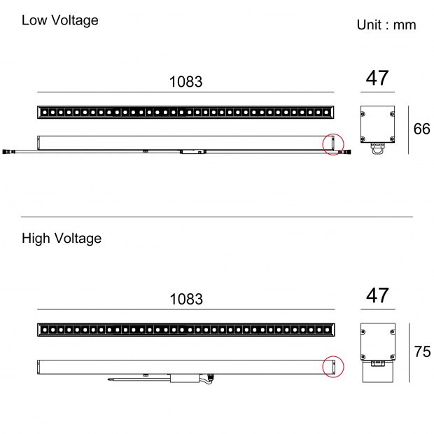 Architectural Outdoor Lighting linear inground light Kapelux 02SKB3657 anti glare soft beam fixture for landscape and pathway illumination