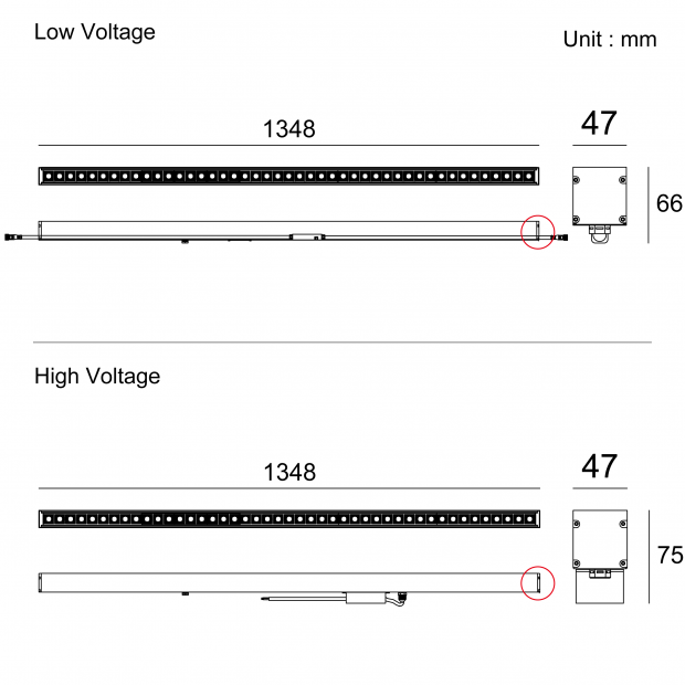 Anti glare soft beam linear inground architectural outdoor lighting fixture Kapelux 02SKB4557