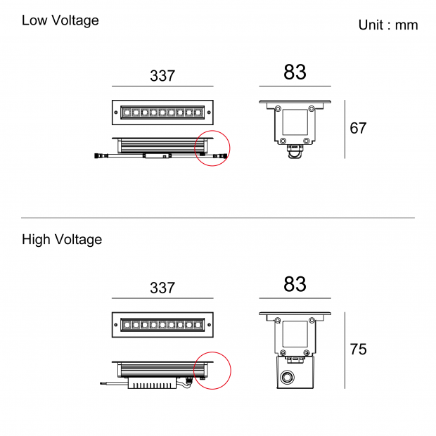 Anti glare soft beam inground architectural outdoor lighting with 316L stainless steel trim model 02RKB0957