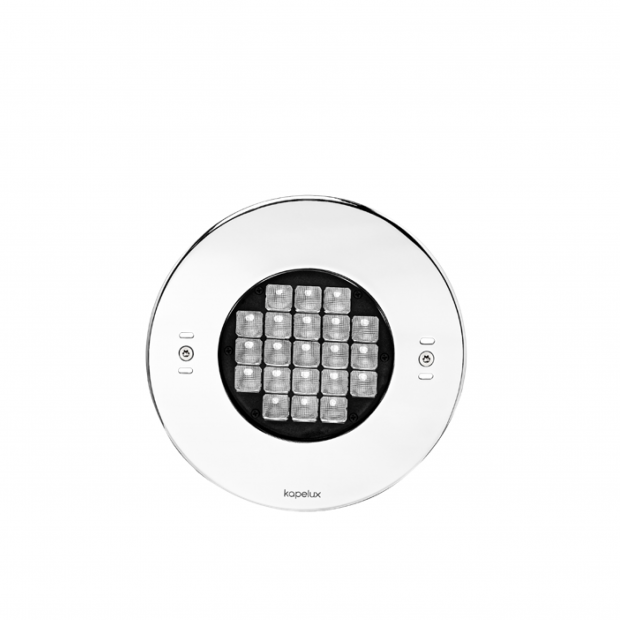 Recessed swimming pool light Kapelux 04ZBCB2157K installed underwater