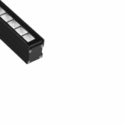 Architectural outdoor lighting linear inground LED light Kapelux 02SKB0957 anti glare soft beam landscape fixture