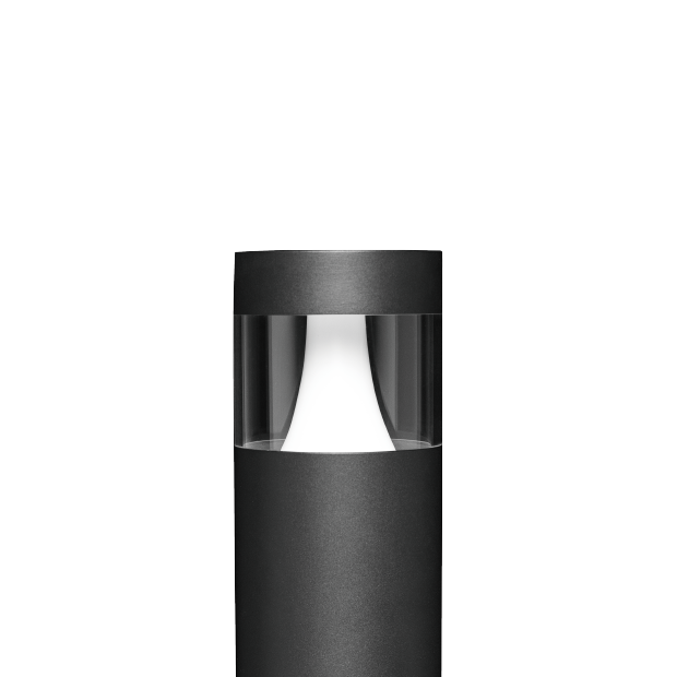 Diffusion 7 bollard light architectural outdoor lighting pathway fixture