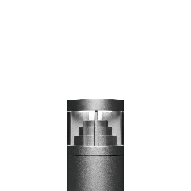 Architectural outdoor bollard light Kapelux Styling 3 IP65 pathway lighting